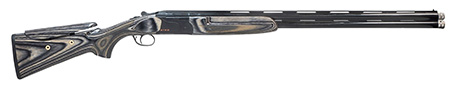 Pointer REXST912BBL12 FT912 Sport Trek Full Size 12 Gauge Break Open 3" 2rd 28" Black Over/Under Vent Rib Barrel, Black Steel Receiver, Adj Comb Gray Laminate Stock, Ambidextrous