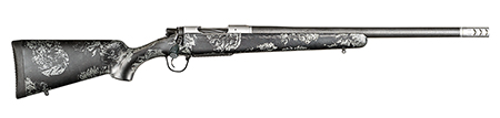 Christensen Arms 8010631801 Ridgeline FFT 7mm PRC 3+1 24" Carbon Fiber Threaded Barrel, Stainless Steel Drilled  &  Tapped Receiver, Carbon w/Gray Accents Sporter FFT Carbon Fiber Stock