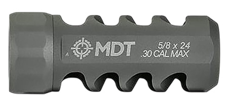 Mdt Sporting Goods Inc 109154RTI Hunt Brake  Black Titanium 5/8"x24 Threads 30Cal