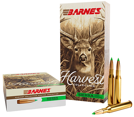Barnes Bullets 32483  Harvest 7mmPRC 180gr Sierra Tipped GameKing 20 Per Box/10 Case