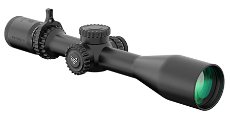 Swampfox Optics PAT2624MC  Patriot II Black 6-24x50mm 30mm Tube Clean Cross MOA Reticle