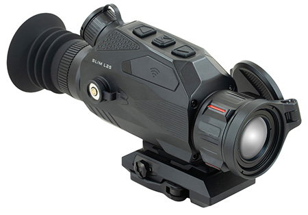 Nocpix SLIML25 Slim L25 Matte Black 25mm Multi- 1 DIY/1 Dynamic/6 Static Reticle 384x288, 12 Microns, 50 Hz Resolution