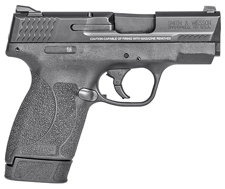 Smith  &  Wesson 14659 M & P M2.0  Shield Compact Slim Frame .45 ACP 7+1 3.30" Black Armornite Barrel, Black Armornite Stainless Steel Serrated Slide, Black Polymer Frame  &  Textured Grip, No Manual Safety