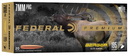 Federal P7PRCBH1 BackCountry  7PRC Berger Elite Hunter 20 Per Box/10 Case
