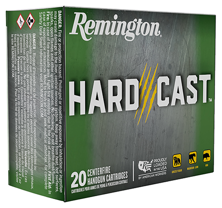 Remington Ammunition R28900   357Mag 180gr Hard Cast 20 Per Box/10 Case