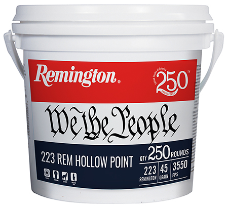 Remington Ammunition 21388   223Rem 55gr Full Metal Jacket 250 Per Box/4 Case