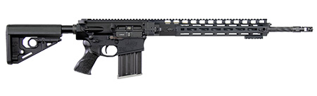 Larue Tactical LTMRGGS65CM20LC LT10 6.5 Creedmoor 20+1 20" Black Spiral Fluted Threaded Barrel, Black Aluminum Receiver w/Picatinny Rail, M-LOK Handguard, Larue R.A.T Black Polymer Stock, A-PEG Grip