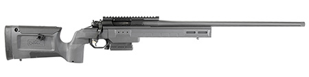 Larue Tactical LTKRGSIETE65CM23GRY Siete 6.5 Creedmoor 23" Threaded Barrel, Picatinny Rail Receiver, Larue KRG Bravo Gray Polymer Chassis