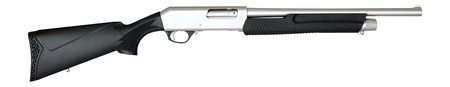 Dickinson LLC XX3BMHS2 Commando Marine Tactical 12 Gauge Pump 3" 5+1 18.50" Stainless Steel Barrel  &  Receiver, Fixed Black Synthetic Stock