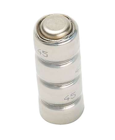 LaserMax LMS393C Battery Pack Guide Rod Laser Silver 1.55 Volts  20 mAh  (1) Single Pack Glock/Sig Sauer/Smith  &  Wesson