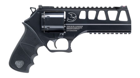 Chiappa Firearms 340350 Rhino 60DS L Frame 44 Mag 6 Shot 6" Black Steel Barrel  &  Cylinder, Black Alloy Frame, Black Hogue Rubber Grip