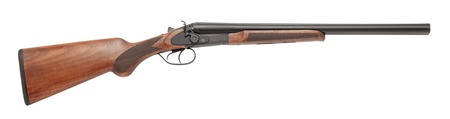 Charles Daly 930400 500 Coach 12 Gauge Break Open 3" 2rd 18.50" Black Side By Side Barrel, Black Steel Receiver, Fixed Walnut Stock