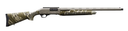 Charles Daly 930421 301 Turkey Full Size 20 Gauge Pump 3" 4+1 24" OD Green Cerakote Vent Rib Barrel  &  Aluminum Receiver w/Picatinny Rail, Mossy Oak Bottomland Synthetic Stock