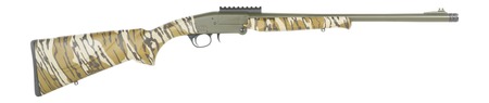 Charles Daly 930425 101  Full Size 28 Gauge Break Open 3" 1rd Black Steel Single Shot Barrel  &  Receiver w/Picatinny Rail, Fixed Mossy Oak Bottomland Synthetic Stock, Beretta/Benelli Mobil Choke System
