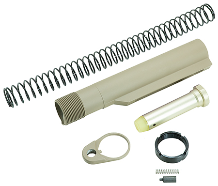 Timber Creek Outdoors ARBTKFDE Buffer Tube Kit  Flat Dark Earth AR-15/AR Style