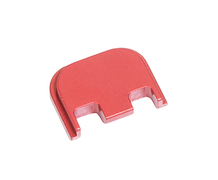 Timber Creek Outdoors GL43XSCPR Glock 43X/48 Slide Cover Plate Red Aluminum