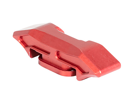 Timber Creek Outdoors GL43XCHR Glock 43X/48 Charging Handle Red Aluminum Ambidextrous Hand