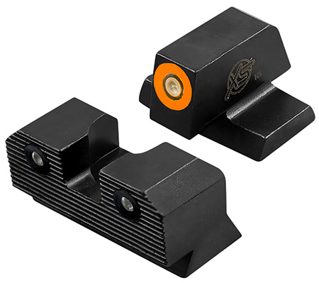 XS Sights SWR209S6N R3D 2.0  Orange Tritium Front/Black Oxide Frame, Fits S&W Bodyguard 2.0