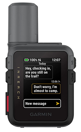 Garmin 0100338700 inReach Mini 3 Black/Gray Size Compact Sunlight-Readable/Transflective Color MIP Display