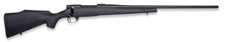 Weatherby VTX65CMR16T Vanguard Obsidian 6.5 Creedmoor 4+1 16" Blued Threaded Barrel, Blued Stainless Steel Drilled  &  Tapped Receiver, Black Monte Carlo Synthetic Stock