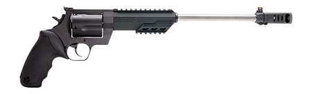 Taurus 2-350141RH Raging Hunter  Large 350 Legend 6 Shot 14" Overall Matte Black Picatinny Rail Barrel w/Muzzle Brake, Cylinder  &  Stainless Steel Frame, Transfer Bar Safety, Exposed Hammer