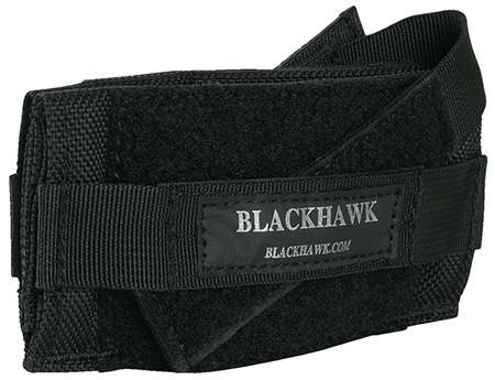 Blackhawk 40FB02BK Flat Belt  OWB Black Cordura Belt Loop Fits Most Pistols/Sm  &  Med Revolvers Ambidextrous