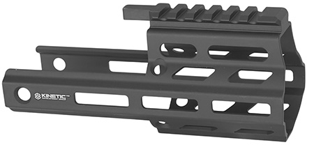 Kinetic Development Group STR5-MK2-010 SRX3 MK2 Stribog Rail Extension Black Aluminum Compatible w/ Stribog SP9 Models w/ MLOK Receivers