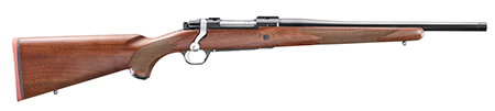 Ruger 67102 Hawkeye Hunter 243 Win 4+1 16.60" Satin Blued Threaded Barrel, Satin Blued Steel Receiver w/Integral Scope Mount, American Walnut Fixed Stock, Right Hand