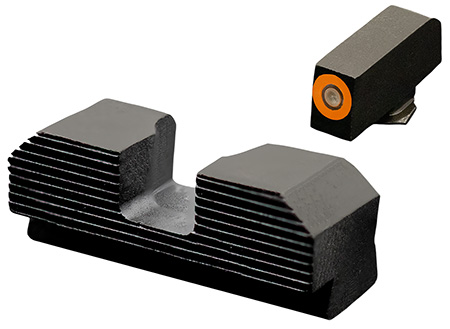 XS Sights GLM019P4N Minimalist Night Sight Set Orange Tritium Front/Black Oxide Frame Compatible w/Glock 43X/48