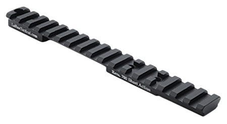 Larue Tactical LT113S0MOA  Top Rail Black Fits Remington 700 Short Action 0 MOA