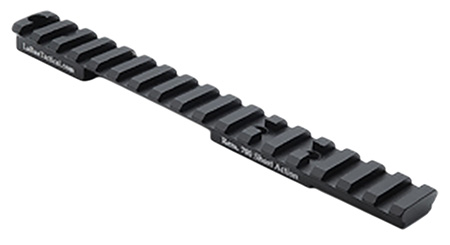 Larue Tactical LT113S20MOA  Top Rail Black Fits Remington 700 Short Action 20 MOA