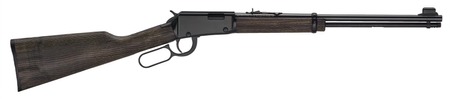 Henry H001GG22M Garden Gun  22 WMR Shotshell 12+1 18.50" Blued Smooth Bore Barrel, Black Aluminum Grooved Receiver, Black Ash Straight Grip Wood Stock