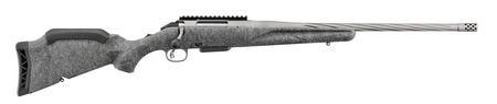 Ruger 46991 American II  350 Legend 5+1 20" Gun Metal Gray Cerakote Spiral Threaded Barrel, Gun Metal Gray Cerakote Alloy Steel Drilled  &  Tapped Receiver, Gray Splatter Adj LOP Synthetic Stock