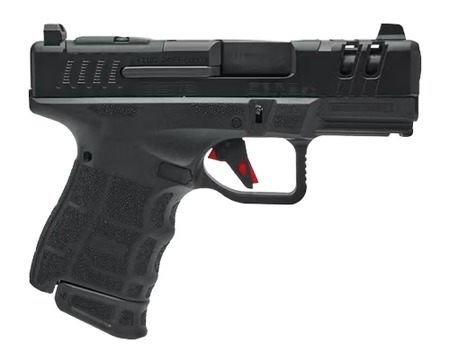 Sarsilmaz SAR9SCG3BL SAR9 SC Gen3 Sub-Compact 9mm Luger 15+1 3.30" Black Barrel, Black Steel Lightening Cut/Optic Ready/Serrated Slide, Black Polymer Frame  &  Textured Grip, RMSc Footprint