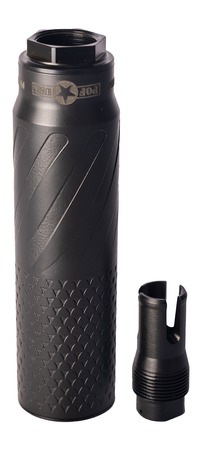 Patriot Ordnance Factory 02445 Patriot Suppression Technology PST-7 7.62mm Black Titanium 1.375"x24