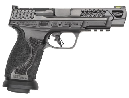 Smith  &  Wesson 14068 M & P M2.0 Competitor HD 9mm Luger 17+1 5" Overall Black Armornite Stainless Steel Spiral Fluted Barrel, Lightening Cut/Optic Ready/Serrated Slide  &  Stainless Steel Frame w/Picatinn