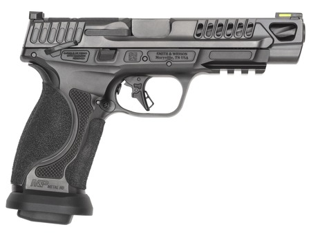 Smith  &  Wesson 14069 M & P M2.0 Competitor HD 9mm Luger 17+1 5" Overall Black Armornite Stainless Steel Spiral Fluted Barrel, Lightening Cut/Optic Ready/Serrated Slide  &  Stainless Steel Frame w/Picatinn