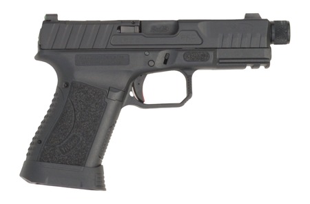 TriStar 85780 Apoc Pro 9mm Luger 15+1 4.50" Black Threaded Barrel, Black Steel Optic Ready/Serrated Slide, Black Polymer Frame w/Picatinny Rail, Interchangeable Backstrap Grip