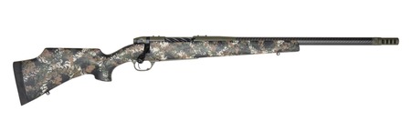 Weatherby MCC01N25RWR4B Mark V Carbon Compact 25 WBY RPM 3+1 22" +2" Carbon Fiber BSF Threaded Barrel, OD Green Cerakote Steel Drilled  &  Tapped Receiver, Black w/Brown, Green  &  White Sponge Accents Mo