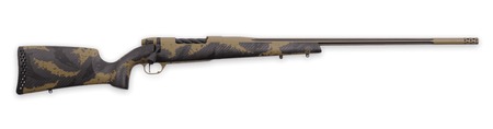 Weatherby MAX01N338WR6B Mark V Apex 338 WBY RPM 4+1 24" Graphite Black  &  Tan Cerakote Fluted Threaded Barrel, Tan Cerakote Steel Drilled  &  Tapped Receiver, Carbon Fiber w/Brown  &  Tan Sponge Accents Fi