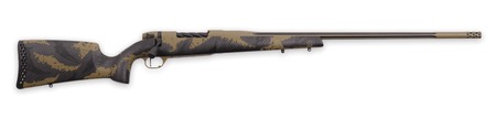 Weatherby MAX01N338LR8B Mark V Apex .338 Lapua Magnum 26" 7mm PRC 26" Graphite Black  &  Tan Cerakote Fluted Threaded Barrel, Tan Cerakote Steel Drilled  &  Tapped Receiver, Carbon Fiber w/Brown  &  Tan Spo