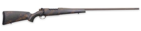 Weatherby MBC20N25CMR4B Mark V Backcountry 2.0 25 Creedmoor 4+1 22" Patriot Brown Cerakote Fluted Threaded Barrel, Steel Drilled  &  Tapped Receiver, Carbon Fiber w/Brown  &  Dark Green Sponge Accents Fix