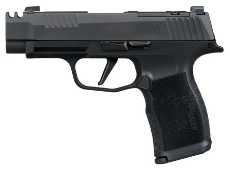 Sig Sauer 365XL380COMP P365XL  380 ACP 12+1 3.10" Black Ported Barrel, Black Nitron Stainless Steel Optic Cut/Ported/Serrated Slide, Black Stainless Steel Frame w/Picatinny Rail, Textured Grip, SIG-LO