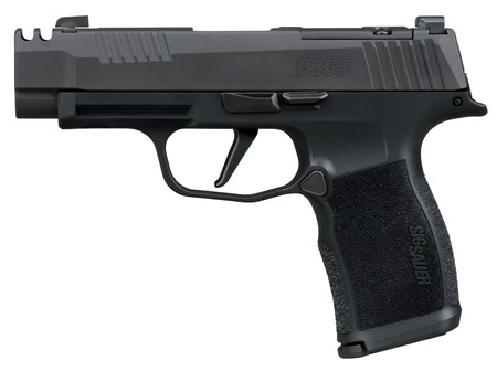 Sig Sauer 365XL380COMPMS P365XL  380 ACP 12+1 3.10" Black Ported Barrel, Black Nitron Stainless Steel Optic Cut/Ported/Serrated Slide, Black Stainless Steel Frame w/Picatinny Rail, Textured Grip, SIG-