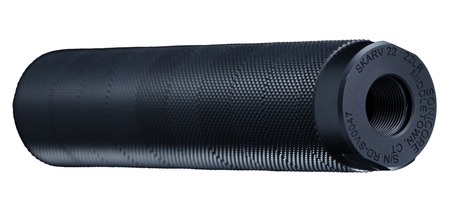 Sonicore 501005 Skarv 22  22LR 1.13" Black Aluminum 1/2"x28
