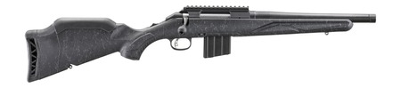 Ruger 56911 American II Patrol 338 ARC 5+1 12.50" Black Cerakote Bull Threaded Barrel, Black Cerakote Receiver w/Picatinny Rail, Black Splatter Polymer Stock