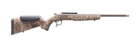CVA CR4918MOBL Scout Spur 410 Gauge 1rd Patriot Brown Cerakote Steel barrel  &  Receiver w/Picatinny Rail,  Mossy Oak Bottomland Synthetic Stock