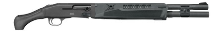 Mossberg 83013 990 Aftershock SPX Semi-Auto 3" 7+1 18.50" Matte Black Integrated Heat Shield Barrel  &  Drilled  &  Tapped Receiver, Black Polymer Grip
