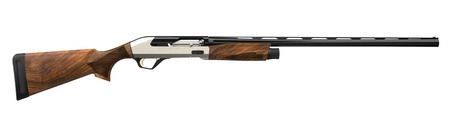 Retay USA ACEUL26 Ace Upland Ultralight 12 Gauge Semi-Auto 3" 3+1 26" Black Deep Bore Barrel, Aluminum Drilled  &  Tapped Slopeback Receiver, Fixed Satin Walnut  Stock