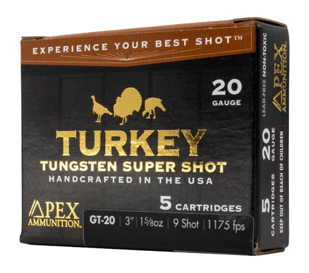 APEX AMMO STH-20     20G 3    1-5/8 7.5/9     5/10
